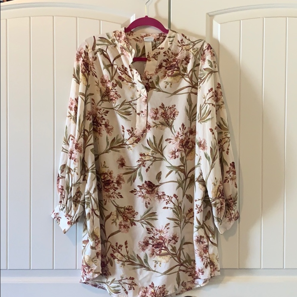 H & M Knee Length Dress Long Sleeve NWT